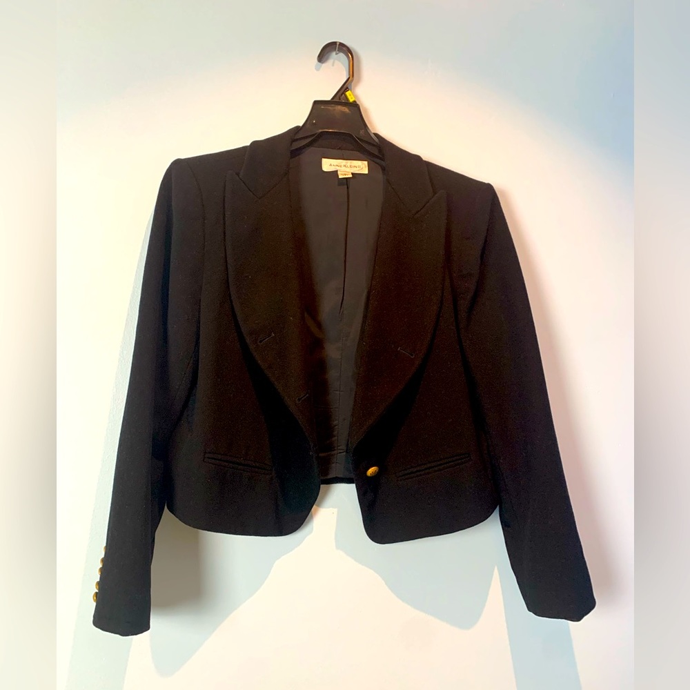 For sale: Anne Klein II Women's Black Shirt Blazer Jacket - Size 10